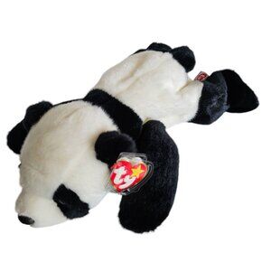 Ty Beanie Buddies Peking Panda Plush Toy 1998 Retired Beanie Baby Tylon